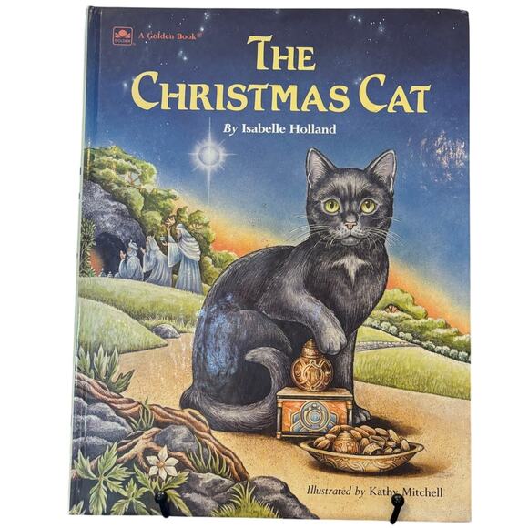 VTG 1987 The Christmas Cat book by Isabelle Holland, HC - Picture 1 of 4
